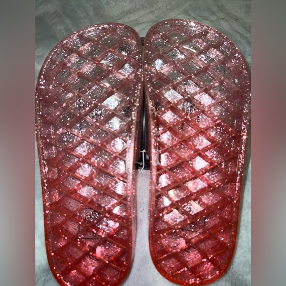 Pool slides/gel slides. Brand new never worn. Kids slide. For girls. Pink ombre. - Picture 5 of 7